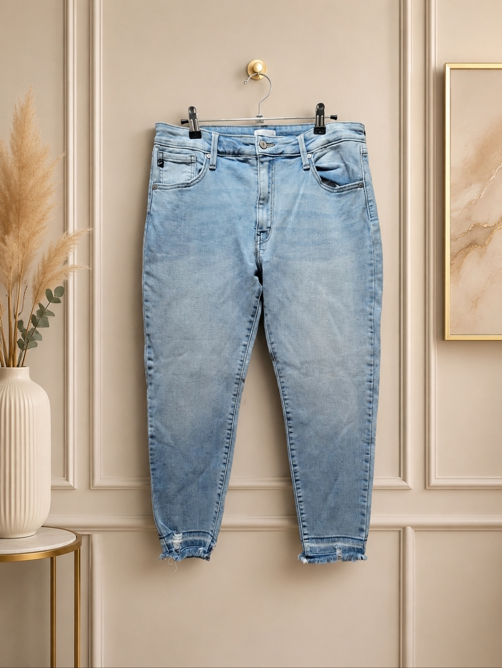 KanCan 13/30 Light Wash Cropped Ankle Jeans